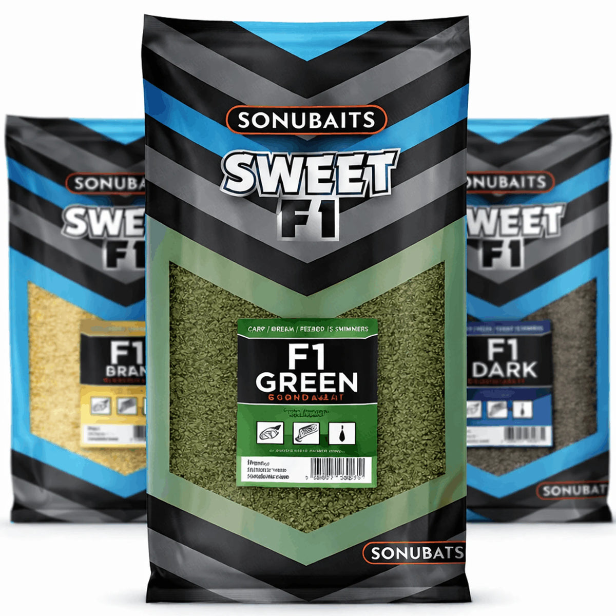 Sonubaits Sweet F1 2kg – Original, Green en Dark