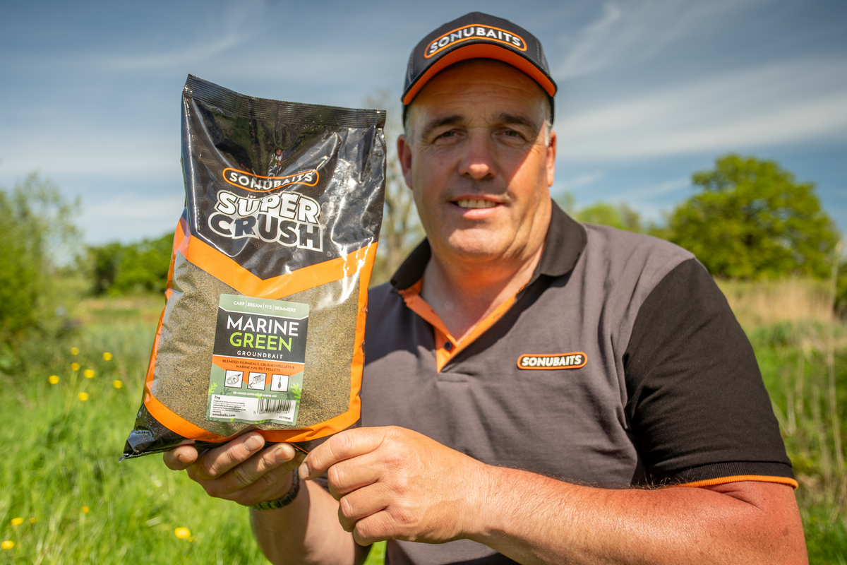 Sonubaits Super Crush Marine Green – officiële sfeerfoto