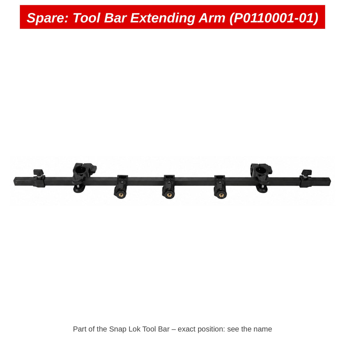 Spare: Tool Bar Extending Arm (P0110001-01)