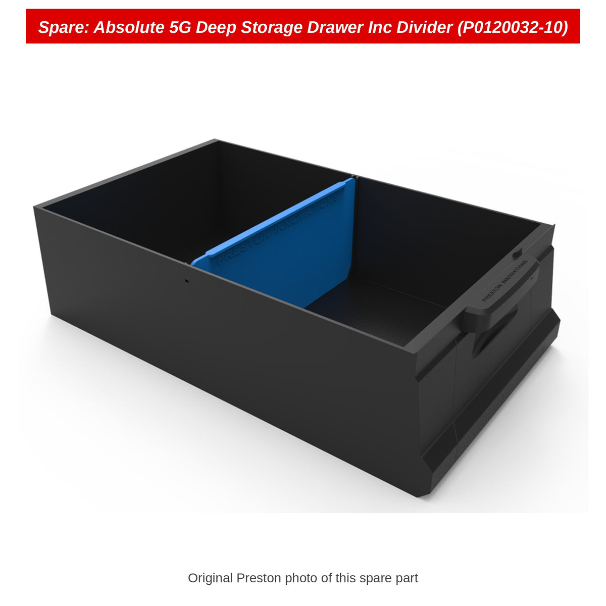 Spare: Absolute 5G Deep Storage Drawer Inc Divider (P0120032-10)