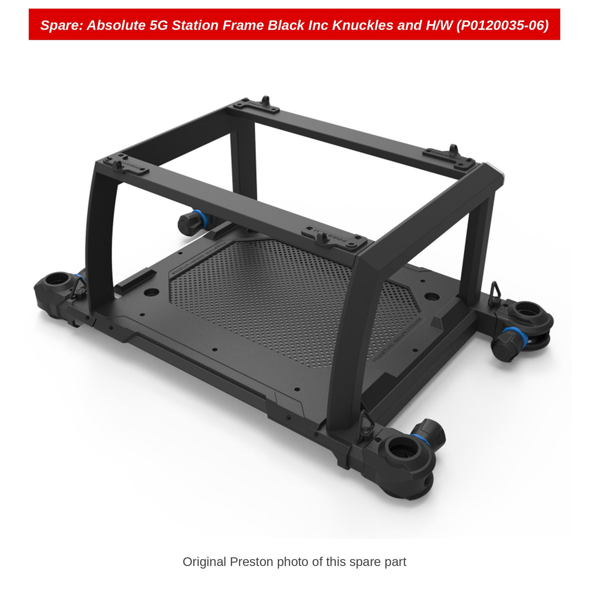 Spare: Absolute 5G Station Frame Black Inc Knuckles and H/W (P0120035-06)