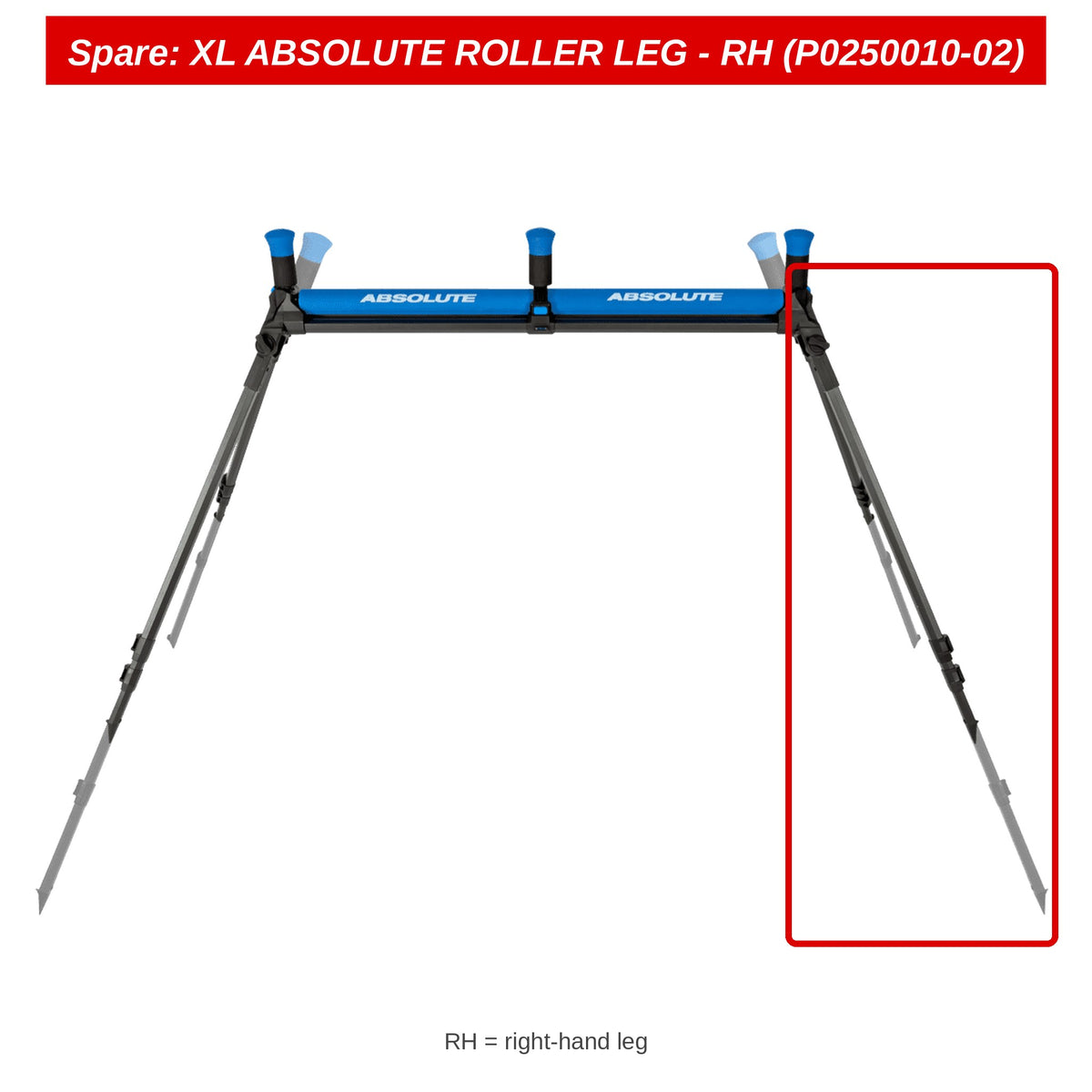 Spare: XL ABSOLUTE ROLLER LEG - RH (P0250010-02)