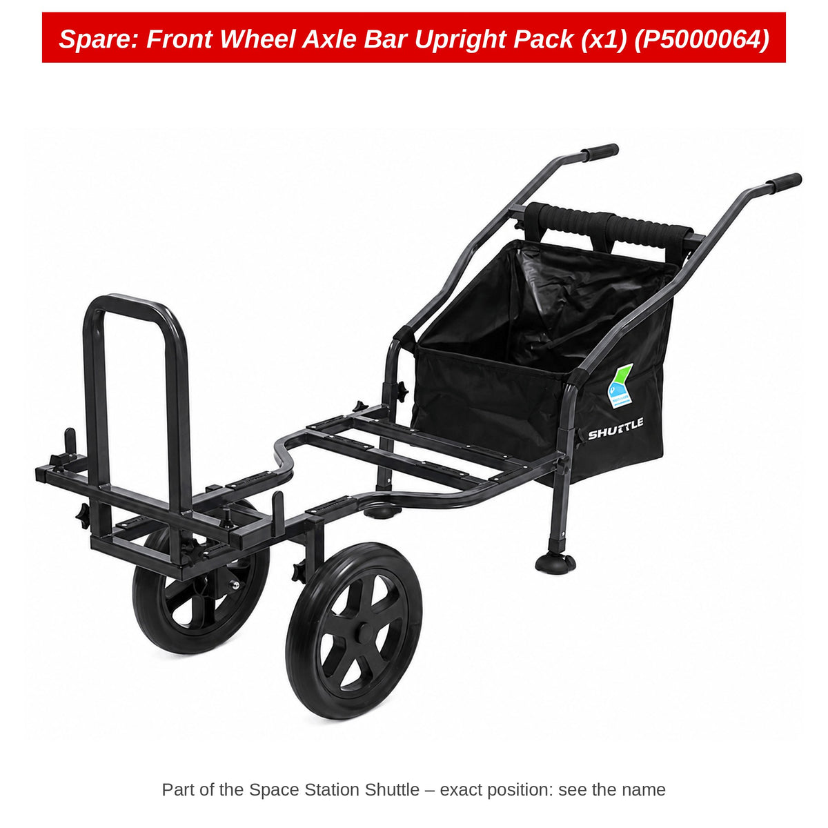 Spare: Front Wheel Axle Bar Upright Pack (x1) (P5000064)