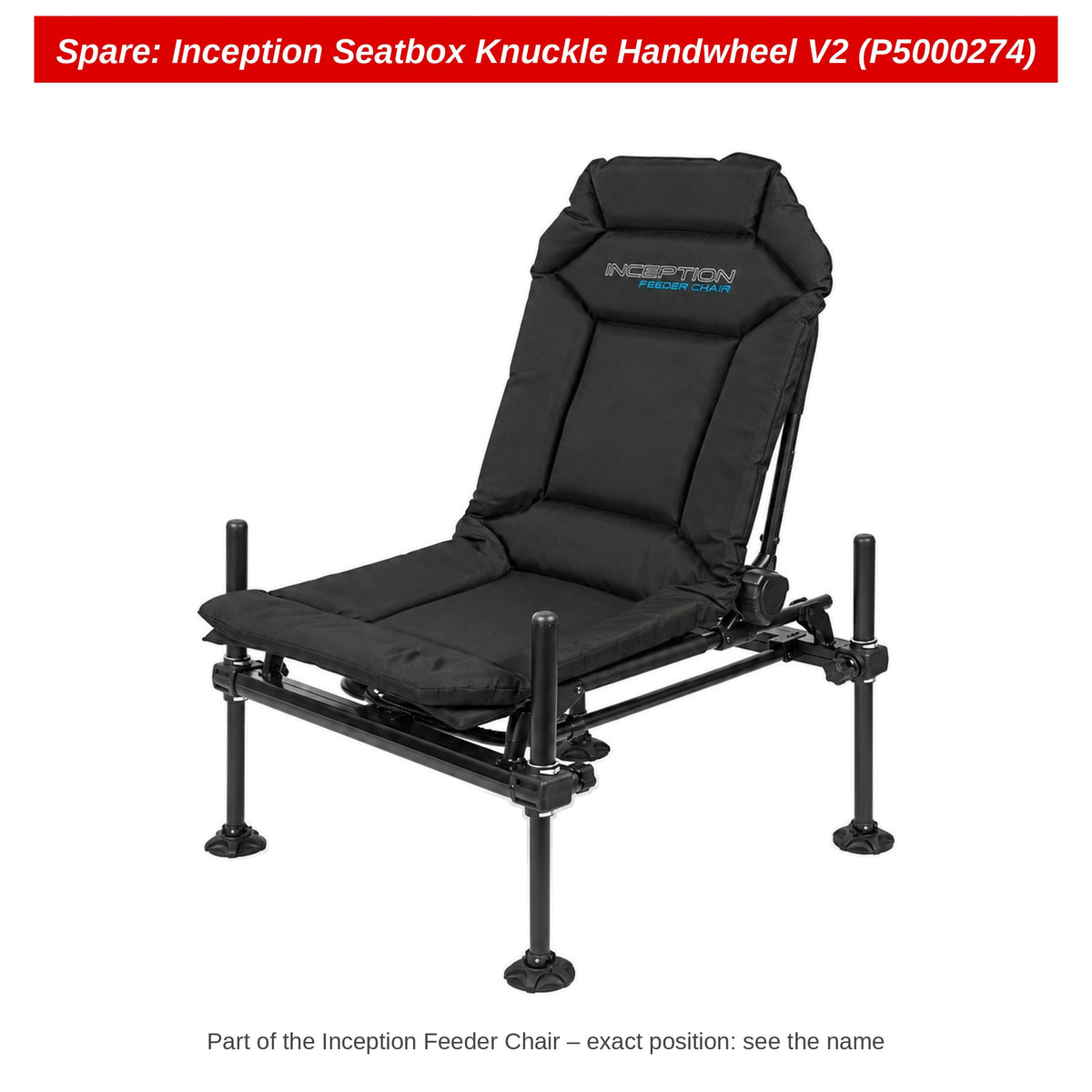 Spare: Inception Seatbox Knuckle Handwheel V2 (P5000274)
