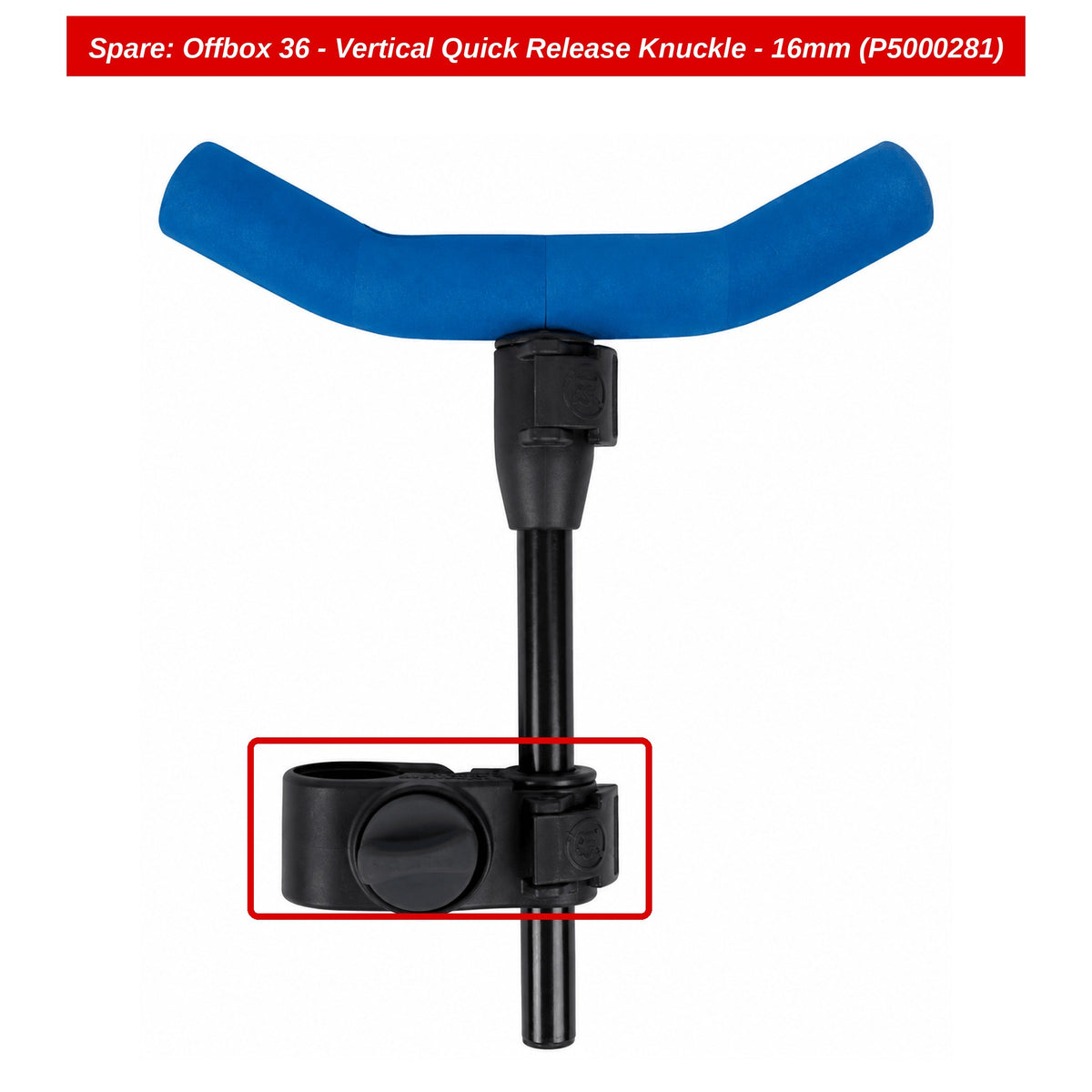 Spare: Offbox 36 - Vertical Quick Release Knuckle - 16mm (P5000281)