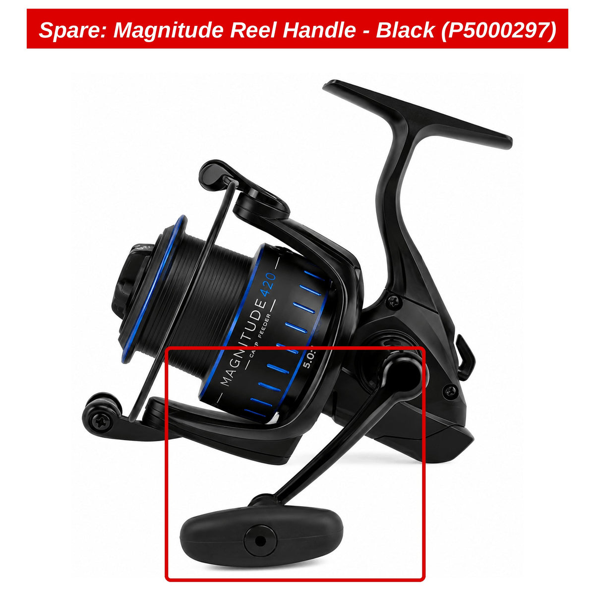 Spare: Magnitude Reel Handle - Black (P5000297)