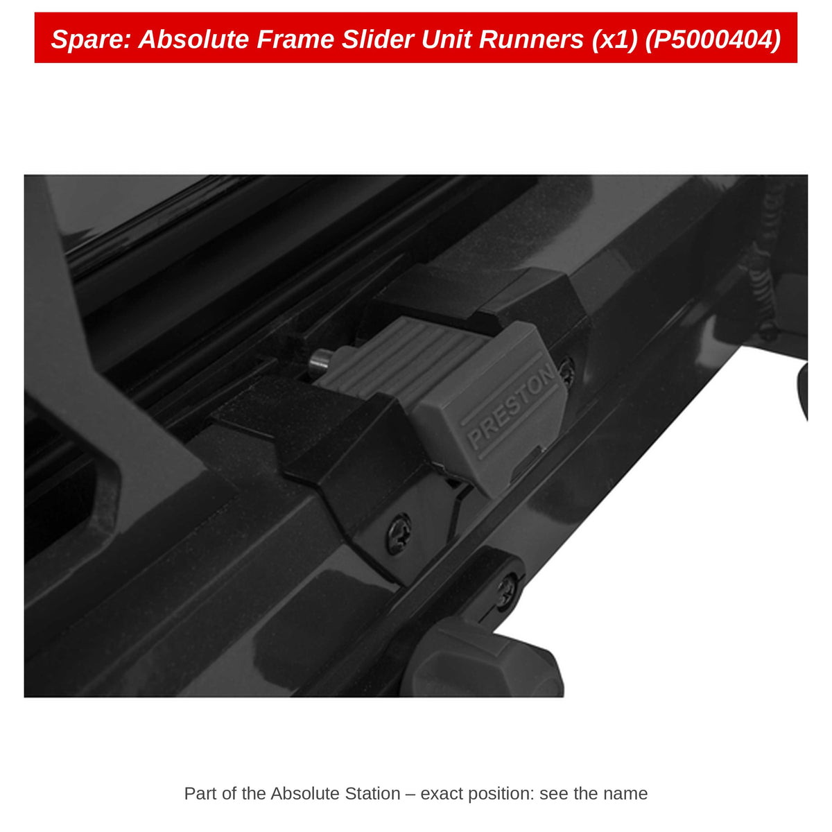 Spare: Absolute Frame Slider Unit Runners (x1) (P5000404)