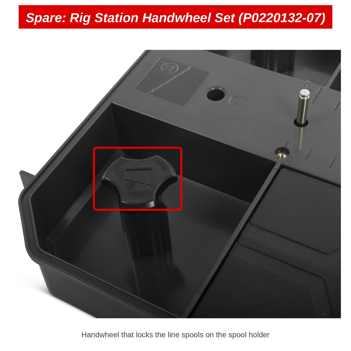 Spare: Rig Station Handwheel Set (P0220132-07)