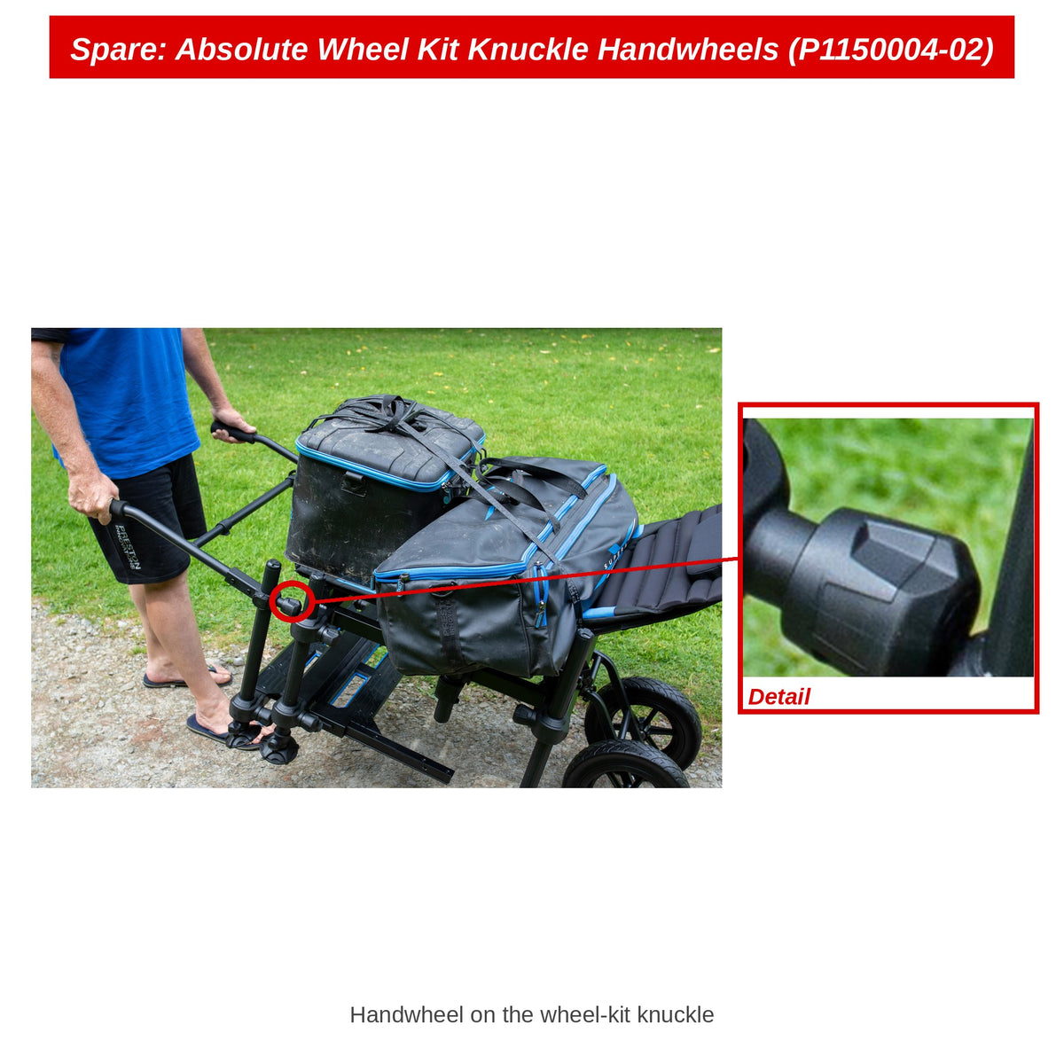 Spare: Absolute Wheel Kit Knuckle Handwheels (P1150004-02)