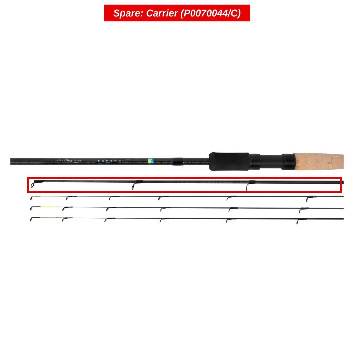 Supera X Feeder Rods – Peças de cana para cana de feeder (por encomenda)