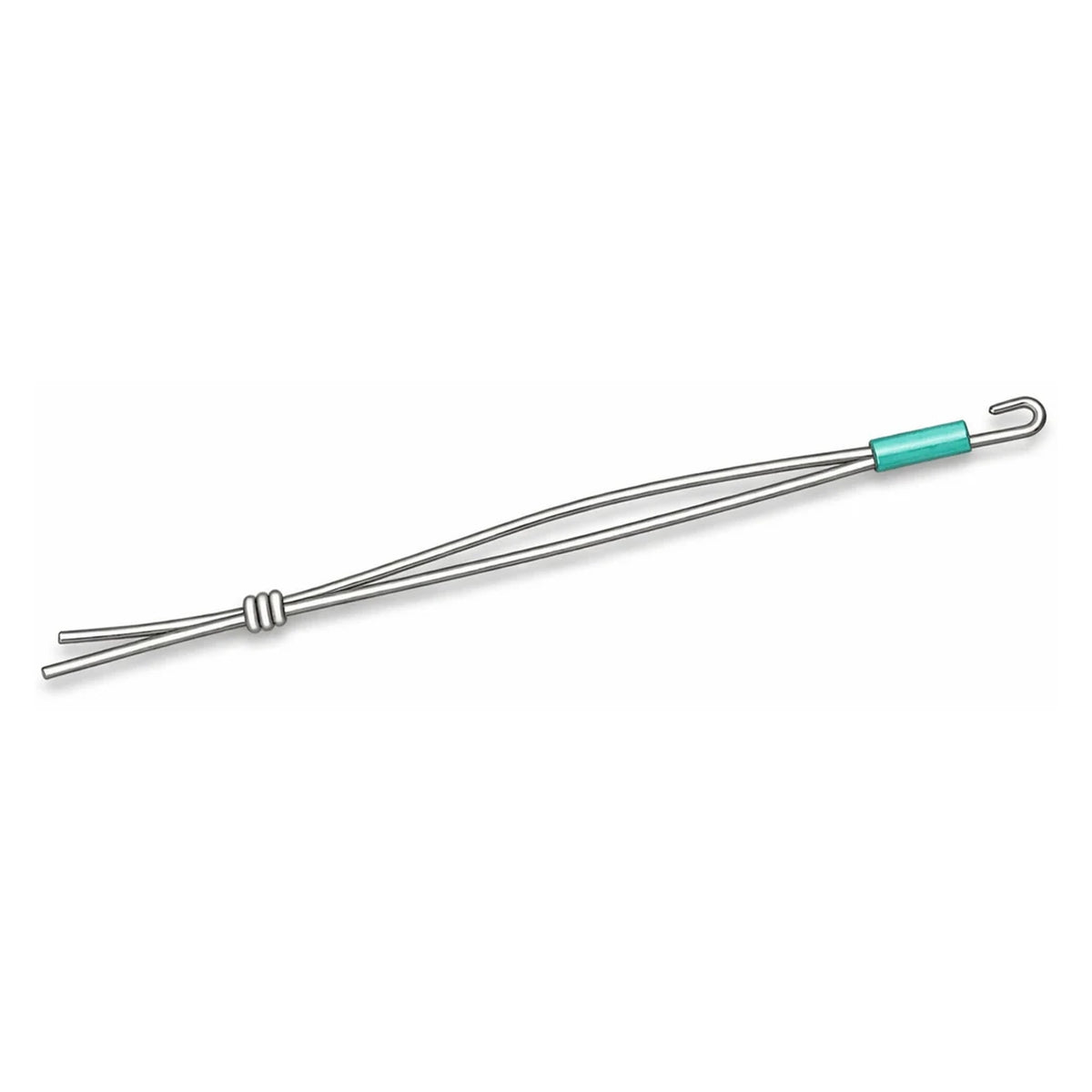 Losse Stonfo Pole Winder Anchor met elastische lus en metalen haak op witte achtergrond