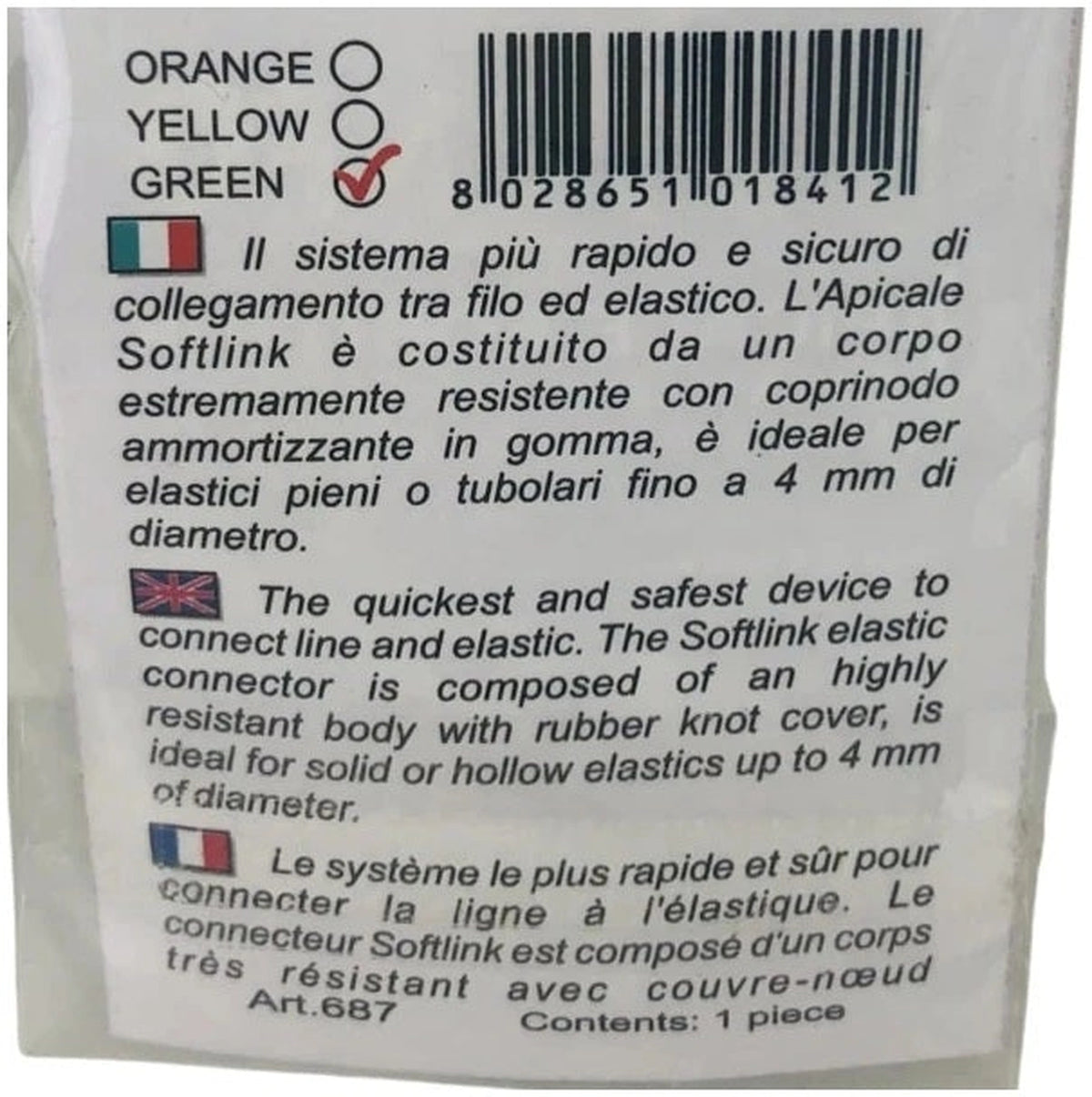 Stonfo Softlink Max 4 mm productinformatie verpakking
