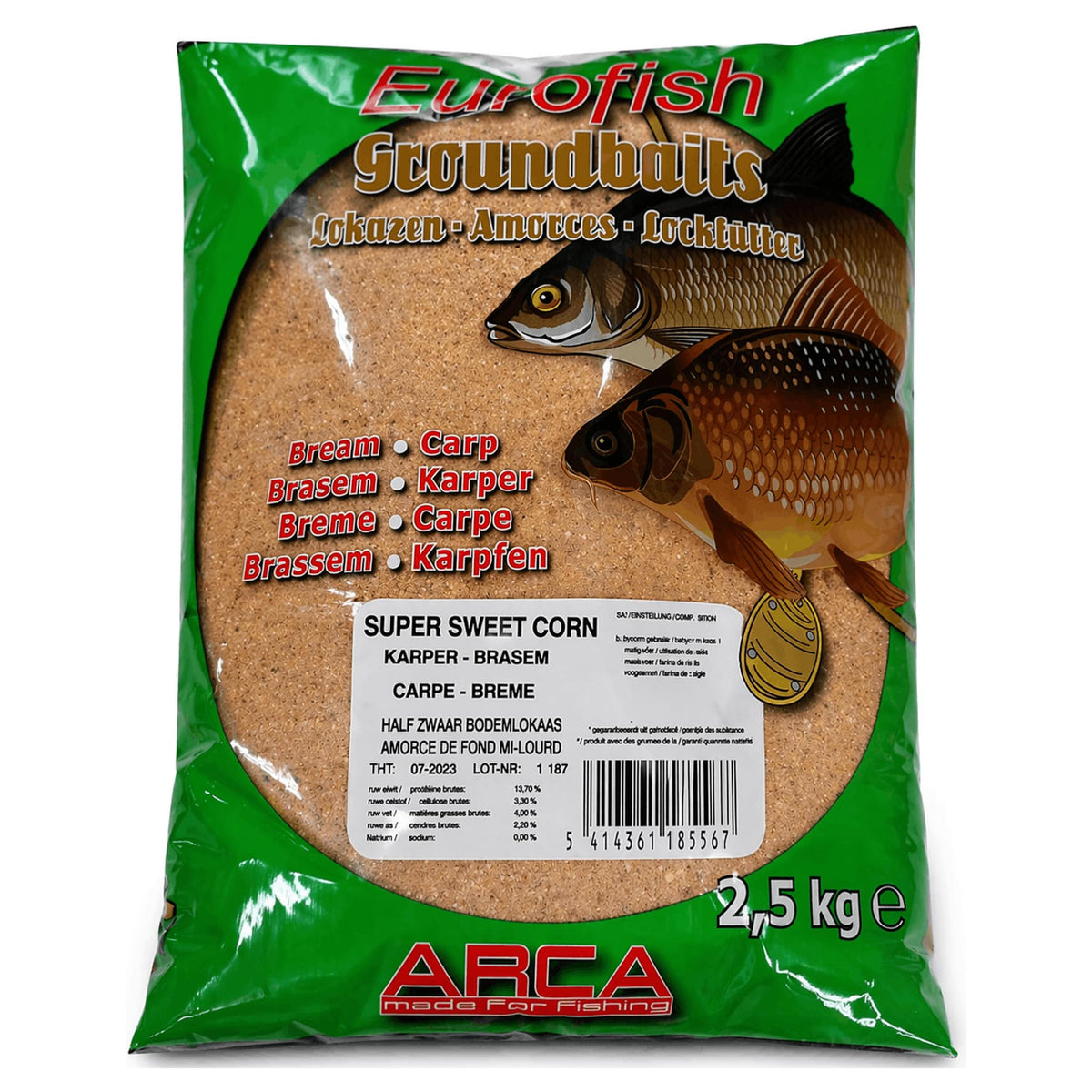 Eurofish Super Sweet Corn 2,5 kg verpakking