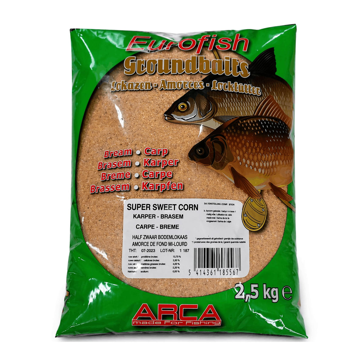 Eurofish Super Sweet Corn 2,5 kg verpakking