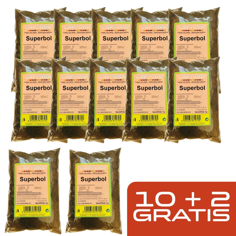 SUPERBOL 1kg - 10+2 GRATIS π Pakket Deal