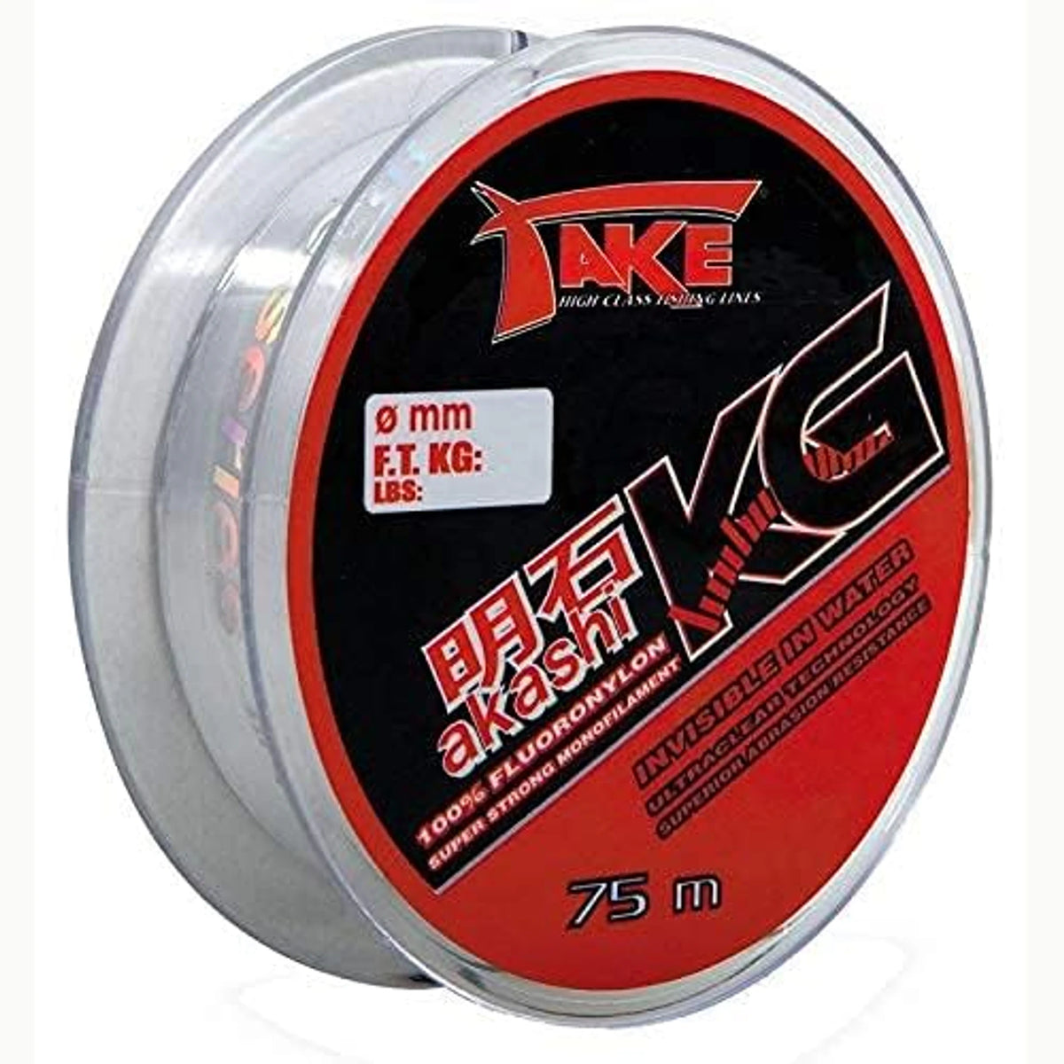 TAKE Akashi Kilo 75 m – nylon vislijn spoel