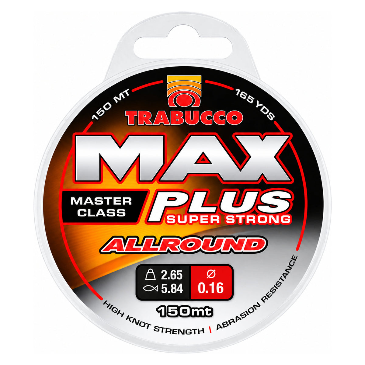 Trabucco Max Plus Allround – verpakking nylon vislijn 150 m met diameter 0.16 mm