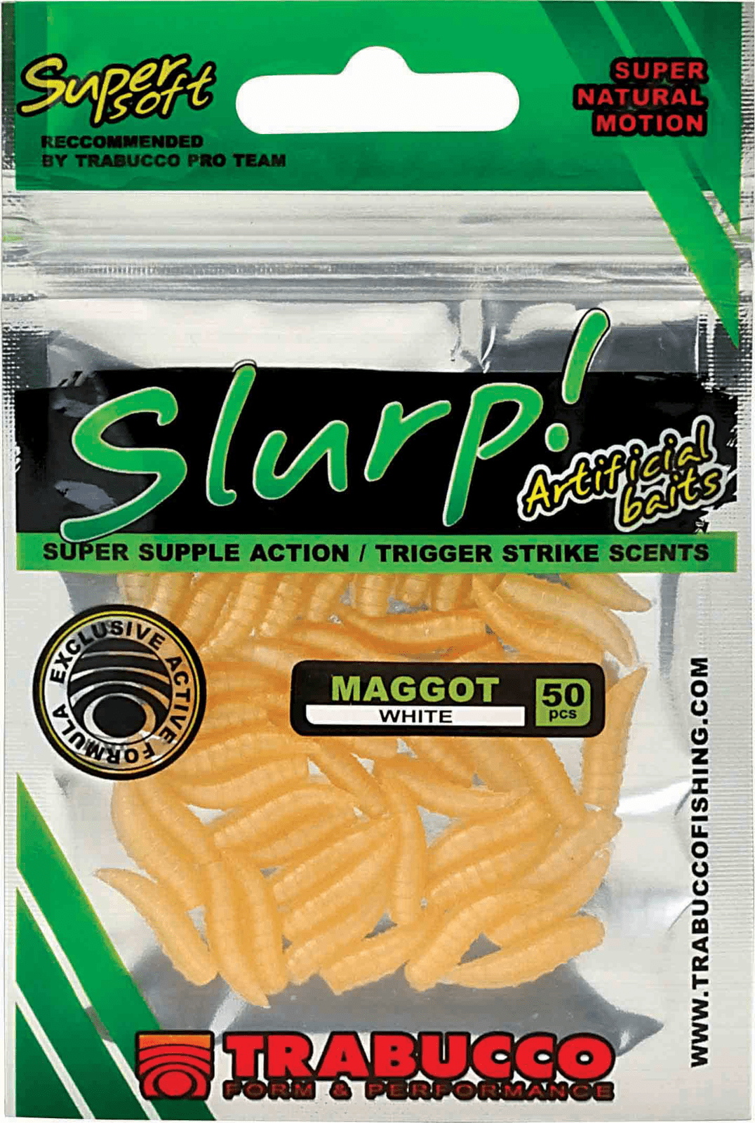 Trabucco slurp bait maggot white