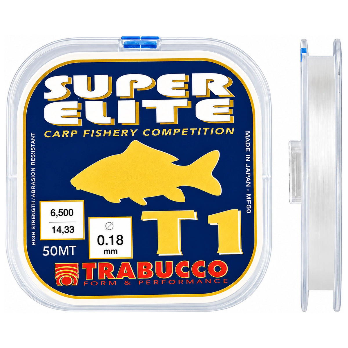 Trabucco Super Elite T1 Carp nylon vislijn 0,18 mm 50 meter
