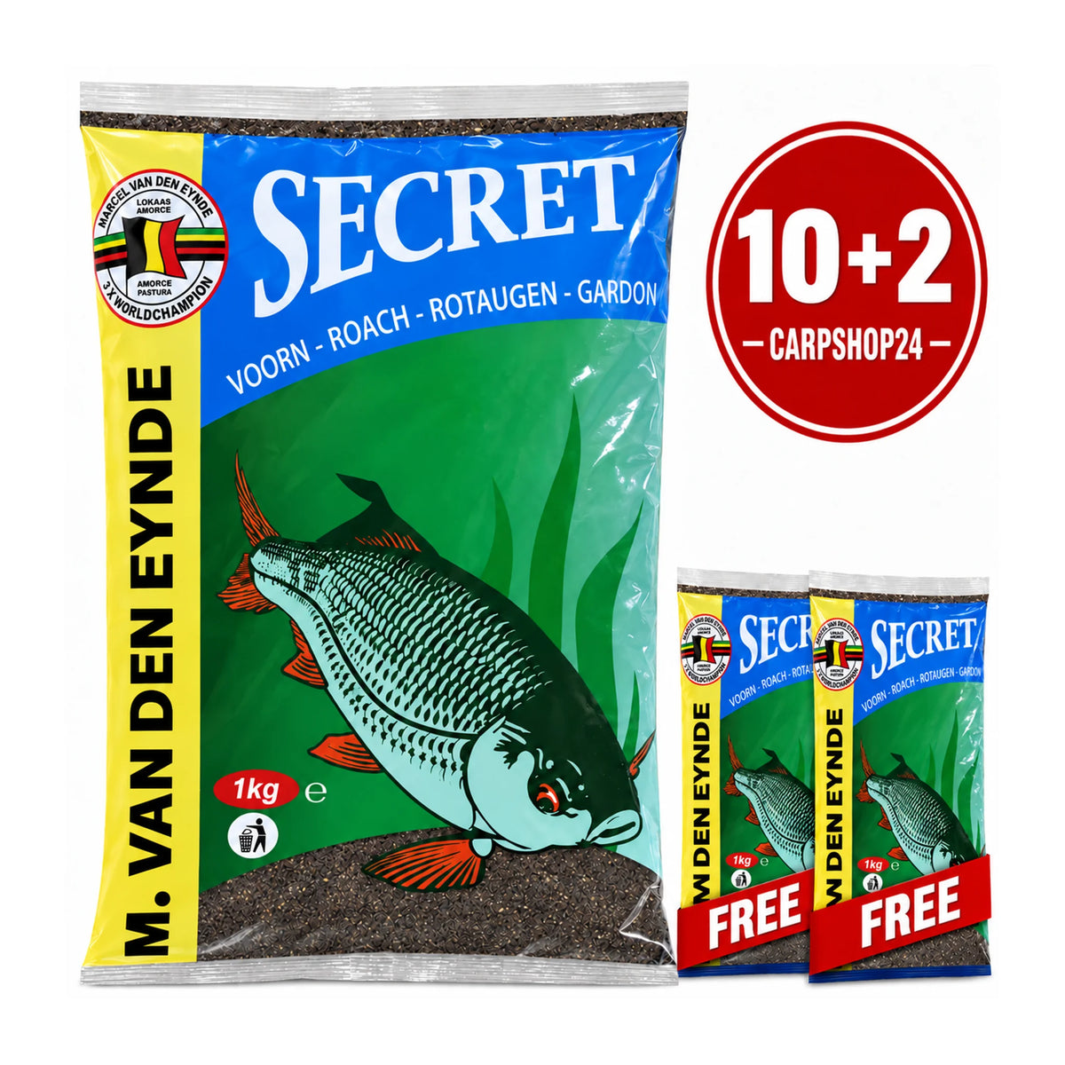 Van den Eynde Secret 1 kg Zwart 10+2 – twee gratis zakken