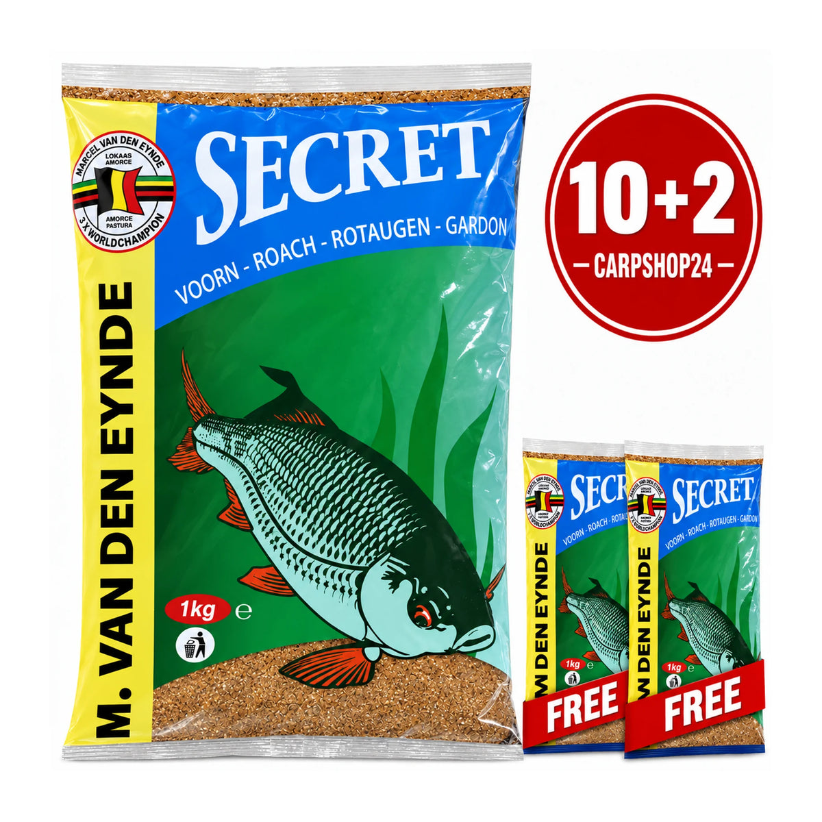 Van den Eynde Secret 1 kg Naturel 10+2 – twee gratis zakken