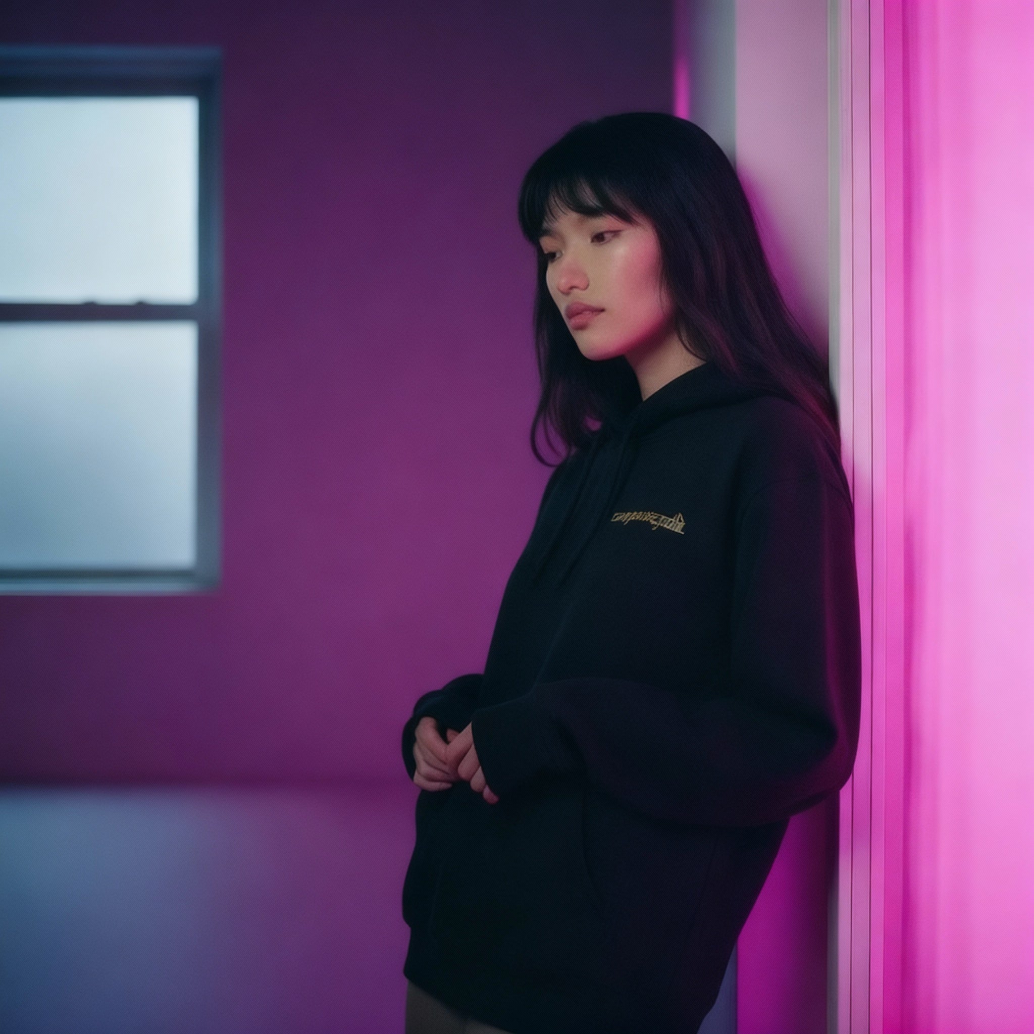 CARPSHOP24 BLACK FLEECE HOODIE