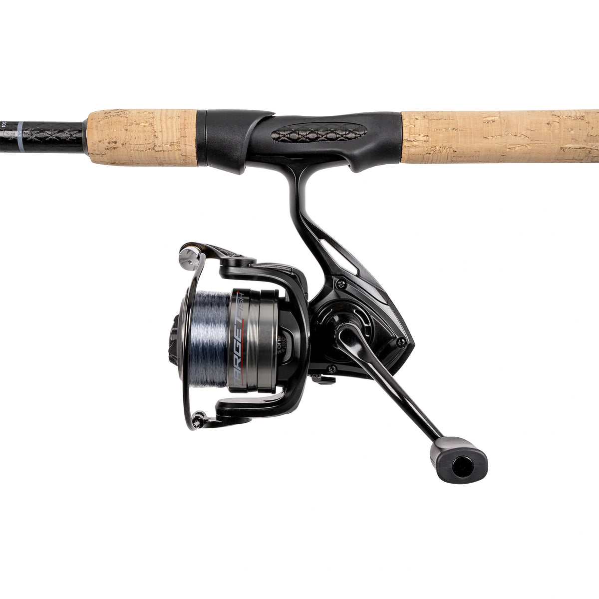 Zebco Feeder Combo – detail van Target Fish-molen, molenhouder en kurken handgreep