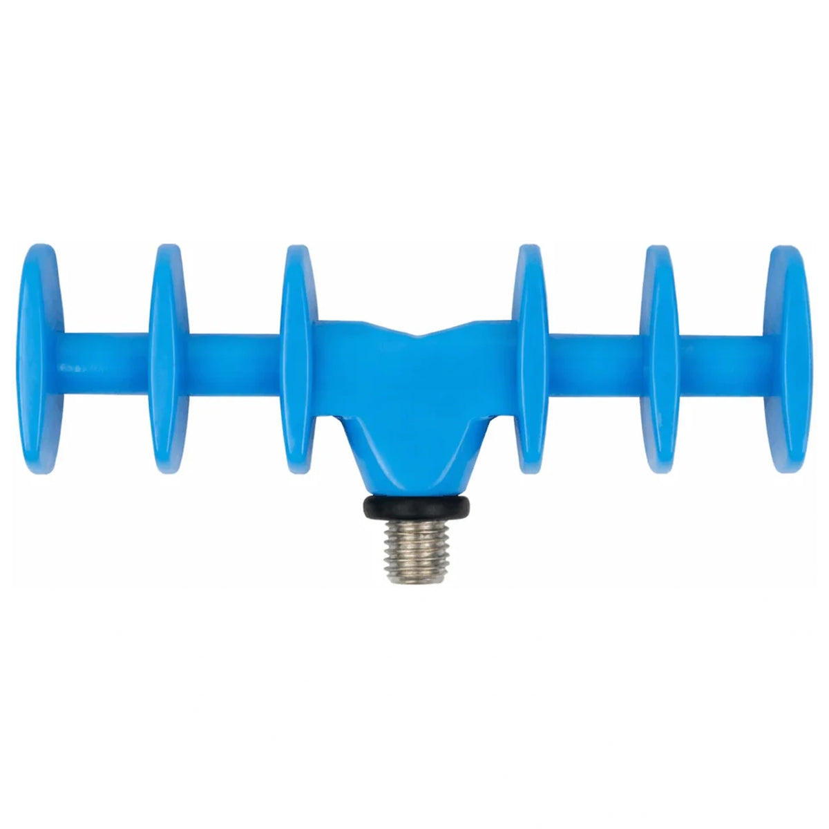 Zebco Trophy Easy Feeder Rod Rest – losse blauwe feedersteun met schroefdraad