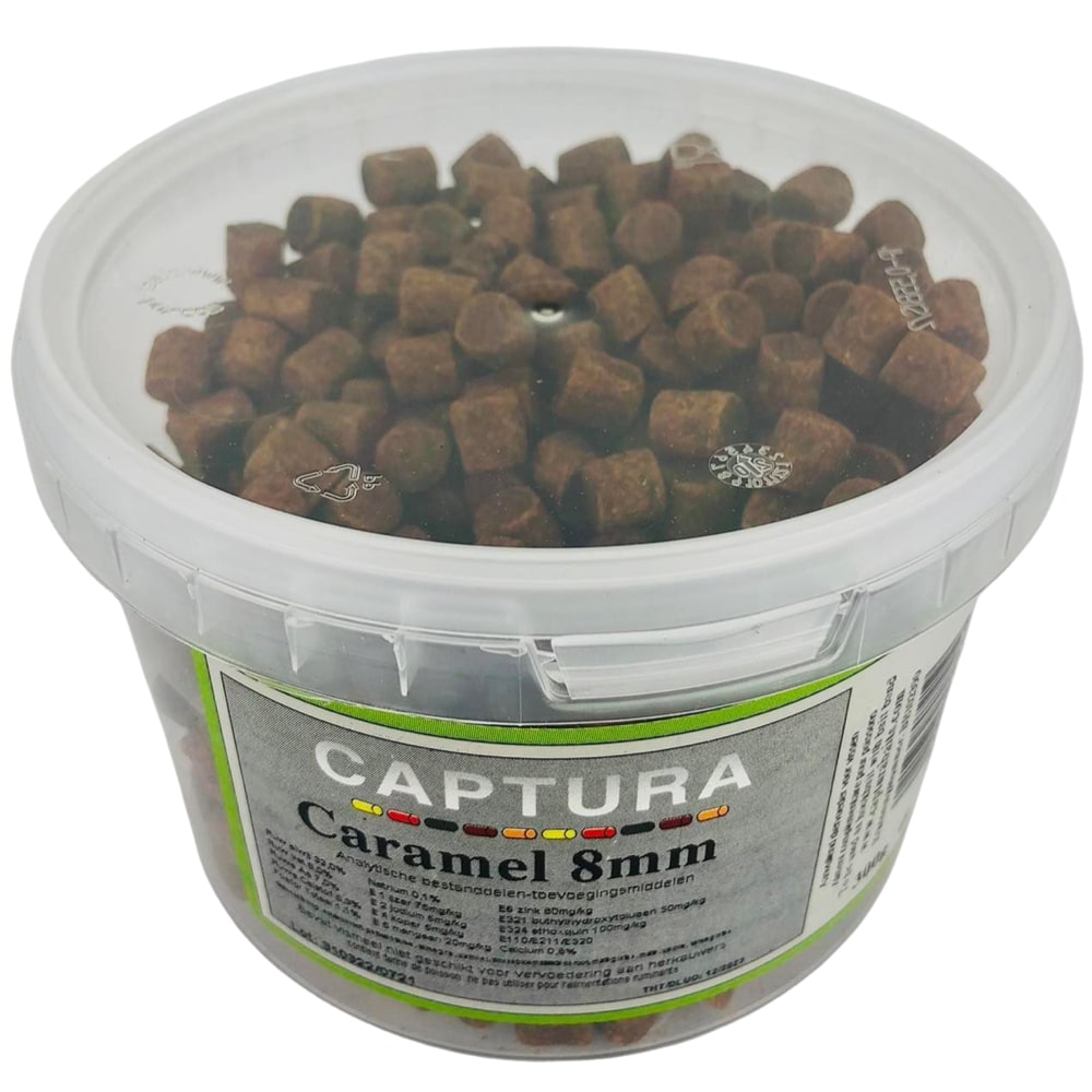 captura flavoured pellets 300g bait band caramel