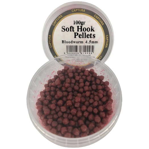 Captura Soft hook pellets bloodworm 4mm