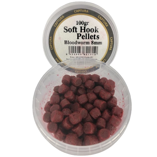 Captura Soft hook pellets bloodworm 8mm