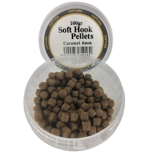 Captura Soft hook pellets caramel 6mm