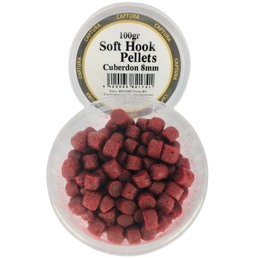 Captura Soft hook pellets cuberdon 8mm