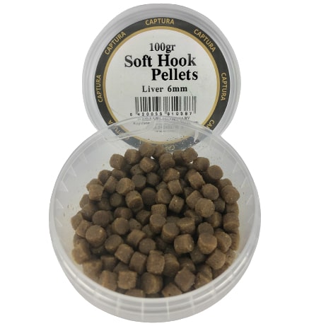 Captura Soft hook pellets liver 6mm