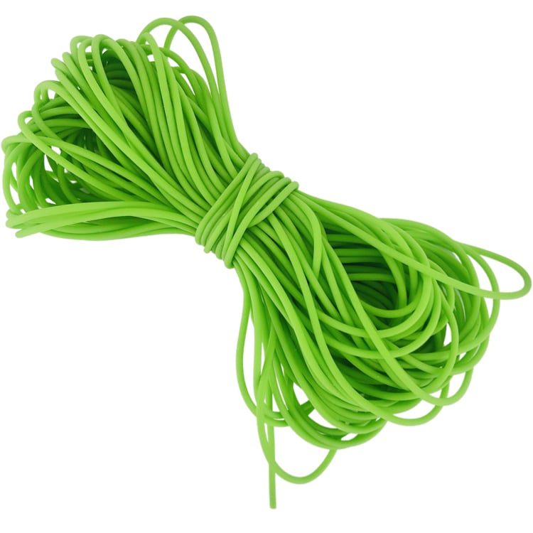 Carpshop24 Volle Elastiek 1.2mm Groen 12m