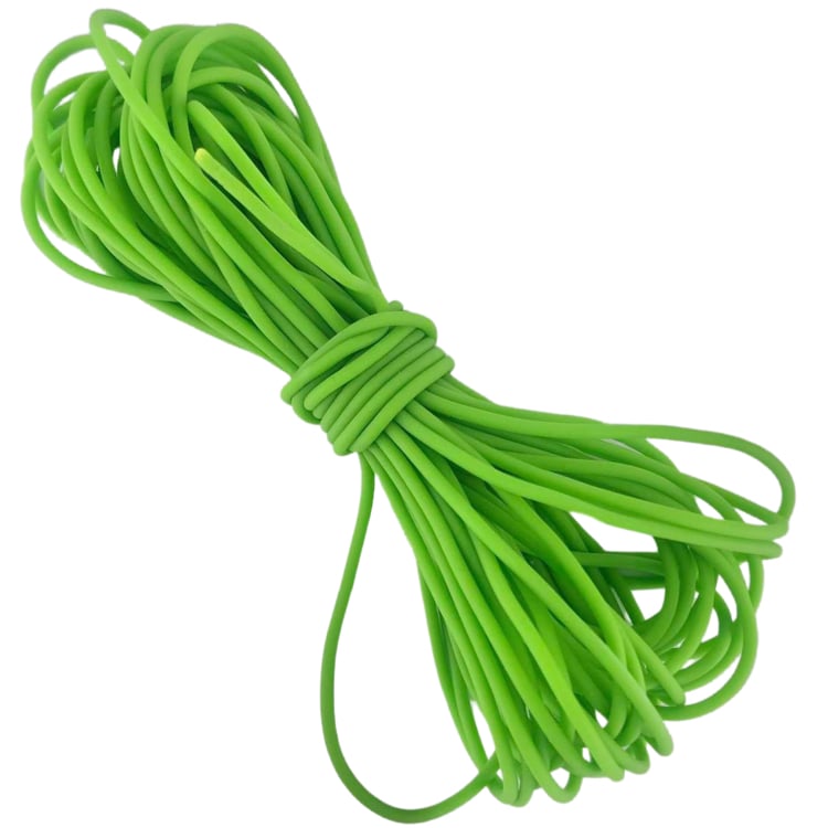 Carpshop24 Volle Elastiek 1.2mm Groen 6m