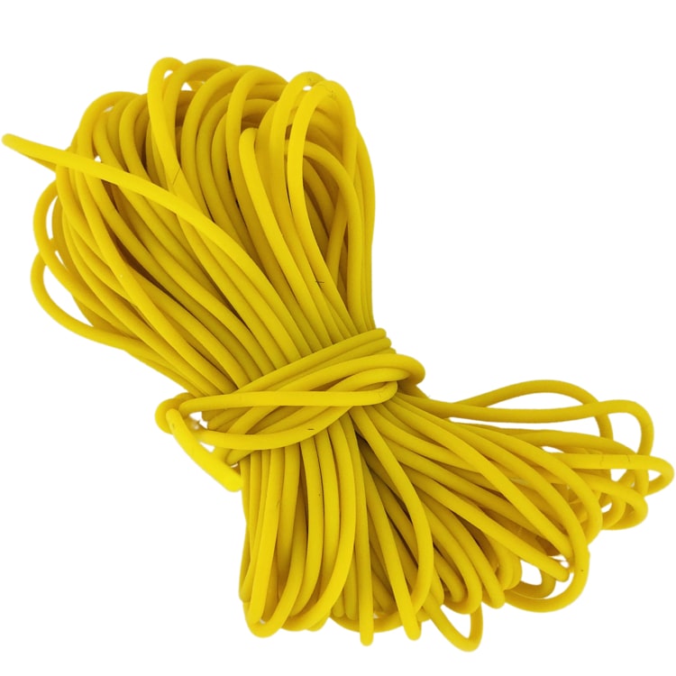 Carpshop24 Volle Elastiek 1.4mm Geel 12m