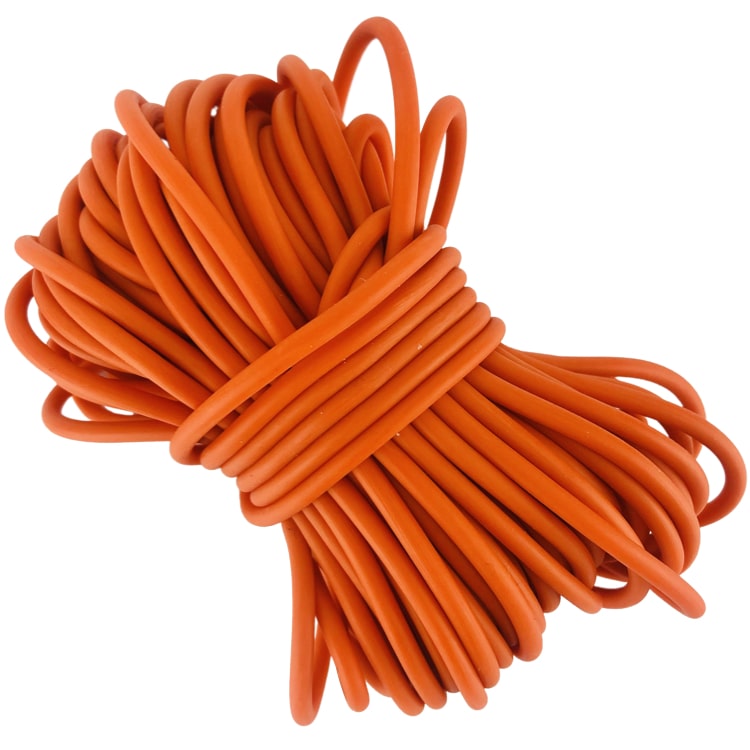 Carpshop24 Volle Elastiek 2.8mm Oranje 12m