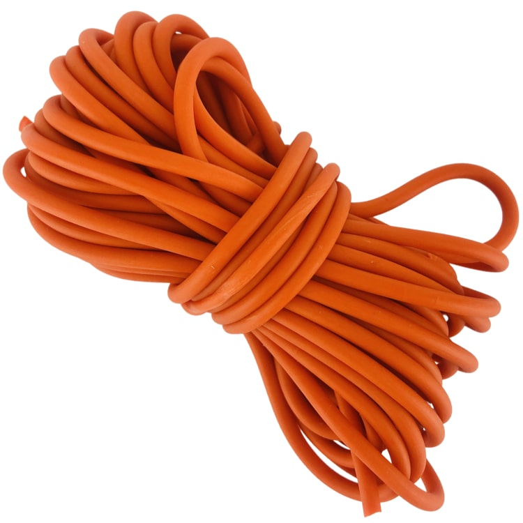 Carpshop24 Volle Elastiek 2.8mm Oranje 6m