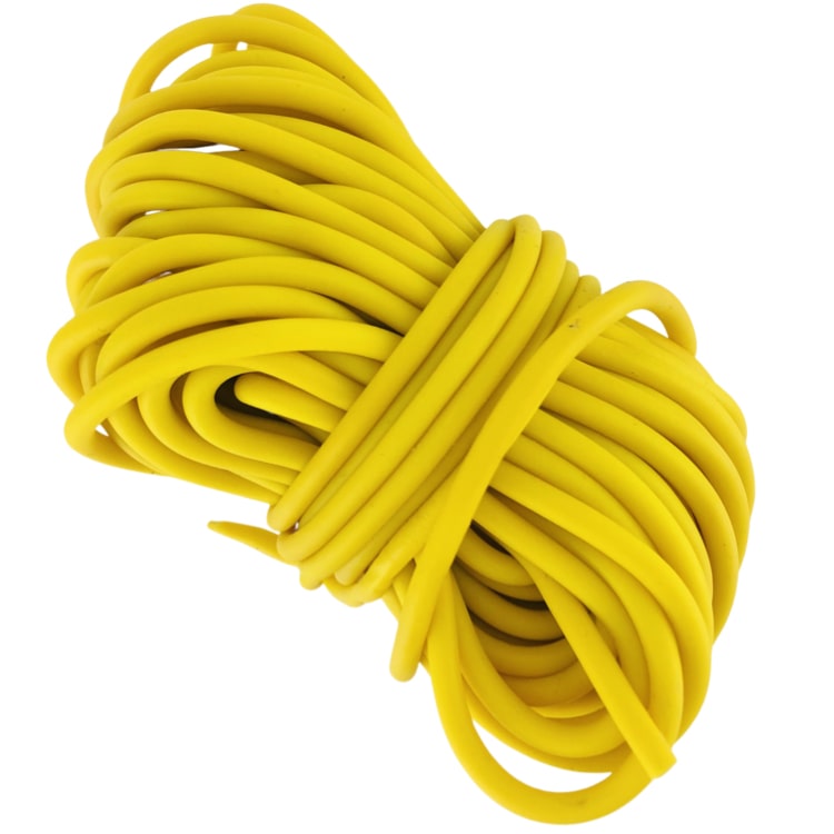 Carpshop24 Volle Elastiek 3.5mm Geel 12m