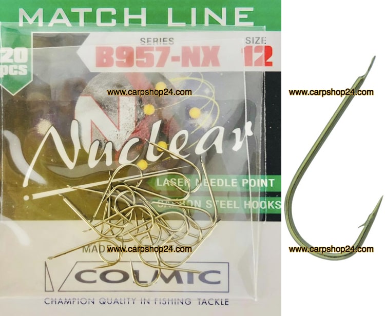 Colmic Nuclear B957NX Hooks Bronze Brons Haak Weerhaak