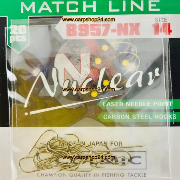 Colmic Nuclear B957NX Hooks Bronze Brons Haak Weerhaak Nr AMY14