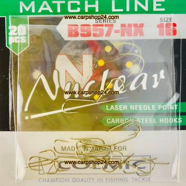 Colmic Nuclear B957NX Hooks Bronze Brons Haak Weerhaak Nr AMY16