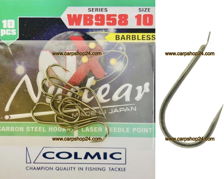 Colmic Nuclear WB958 Hooks Bronze Brons Haak Weerhaakloos