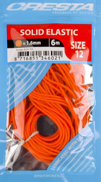 Cresta Solid Elastic Volle Elastiek Oranje 1.6mm 4724-306