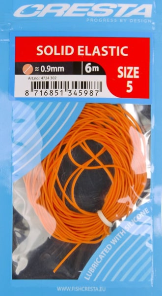 Cresta Solid Elastic Volle Elastiek Peach 0.9mm 4724-302