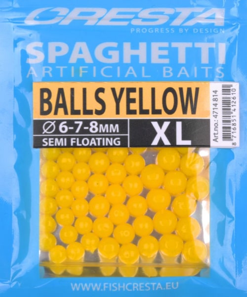 Cresta Spaghetti Balls XL Yellow 4714-814