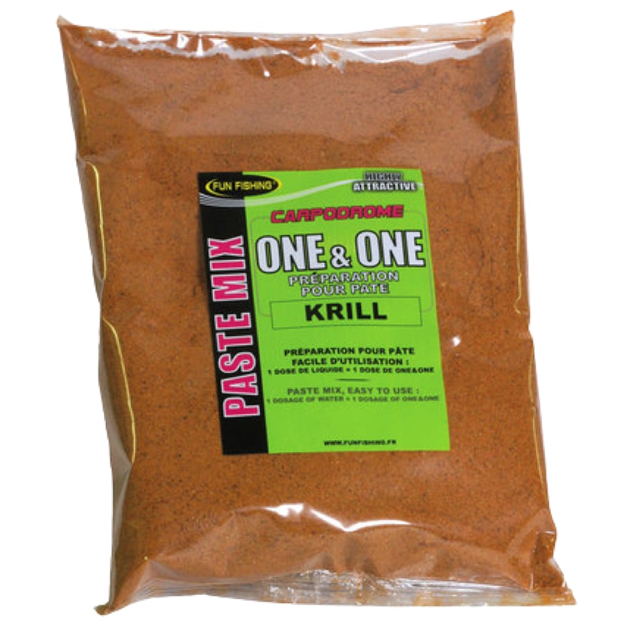 fun fishing one & one paste mix preparation pour paste 500g Krill