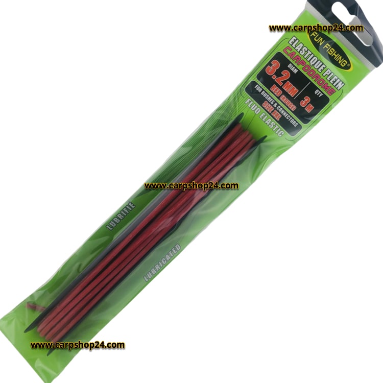 Fun Fishing Elastique Plein Volle Elastiek Red 3.2mm 44521632