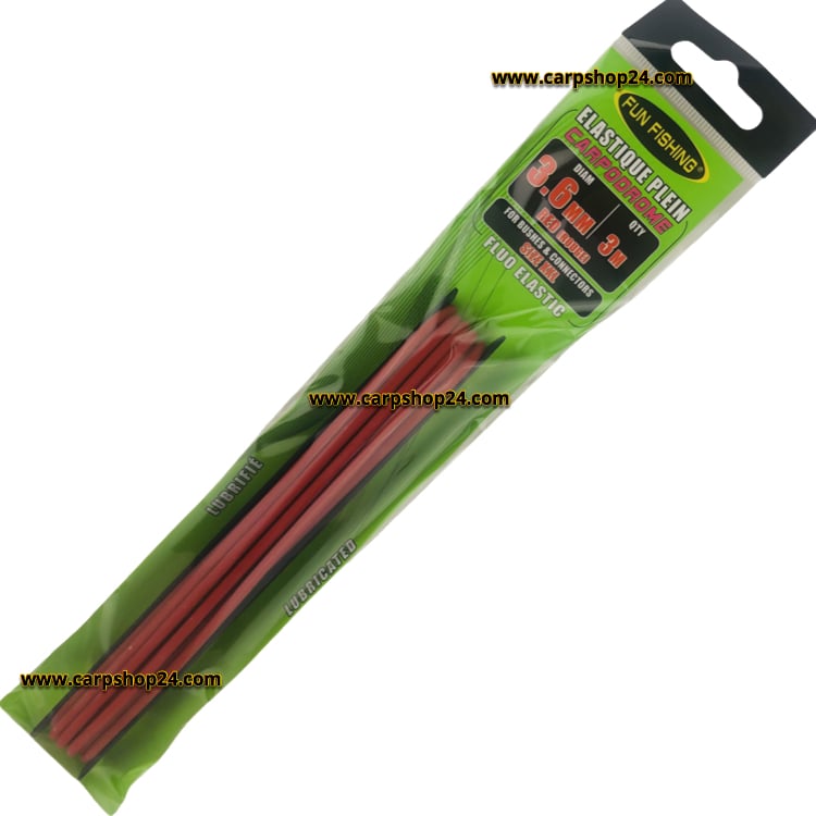 Fun Fishing Elastique Plein Volle Elastiek Red 3.6mm 44521636